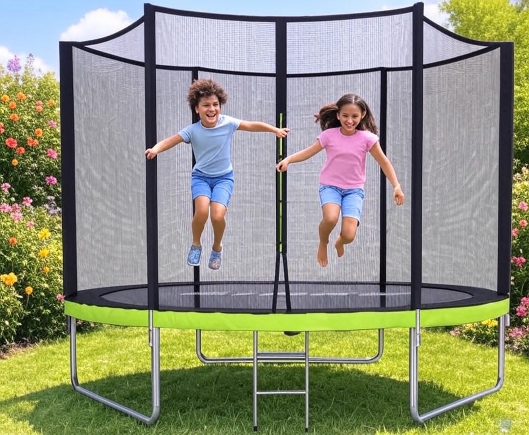 Trampolina z siatką 252 cm FT 8 (244-252 cm)