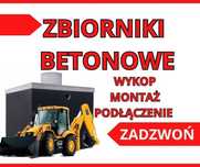 SZAMBO zbiornik betonowy na deszczówkę tanio z wykopem Tarnobrzeg
