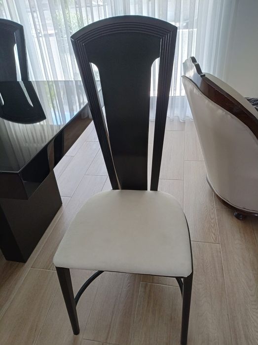 Conjunto de 6 Cadeiras de Sala de Jantar — Elegantes e Confortáveis