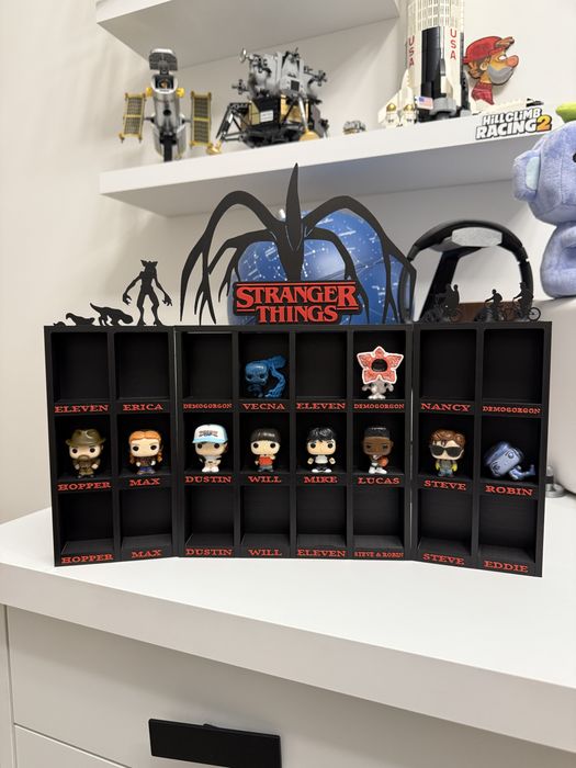 Полиця для фігурок Stranger Things / Дивні Дива