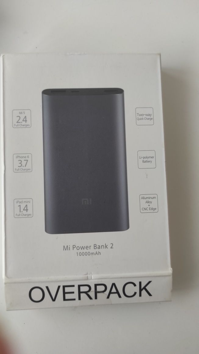 Зовнішній акумулятор Xiaomi Mi Power Bank 2 10000 mAh Black