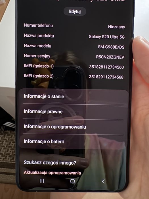 Samsung Galaxy s20 Ultra 5G 128 GB