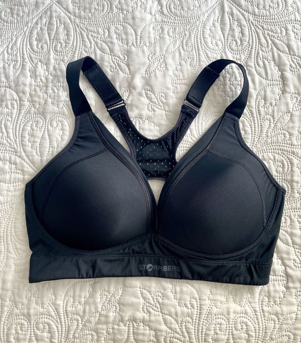 Stormberg sportowy stanik czarny push-up M/L