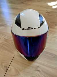 Kask motocyklowy LS2 rozmiar S 55-56 + dodatkowa szyba