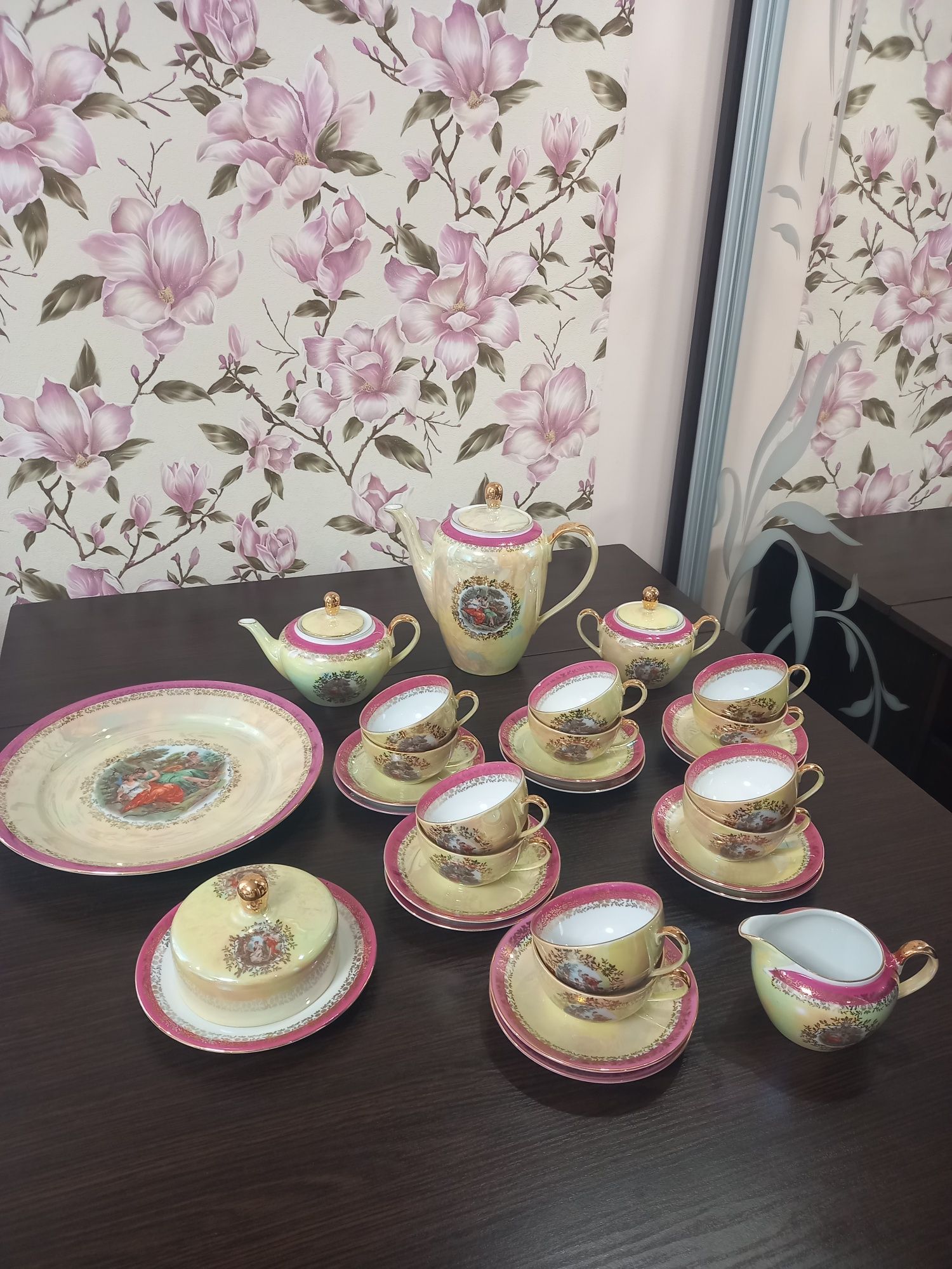 Кавовий сервіз на 12ть персон, Мадонна, FORTUNA EISENBERG, GSR,