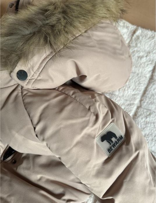 Зручний та теплий зимовий комбінезон 74/80 см