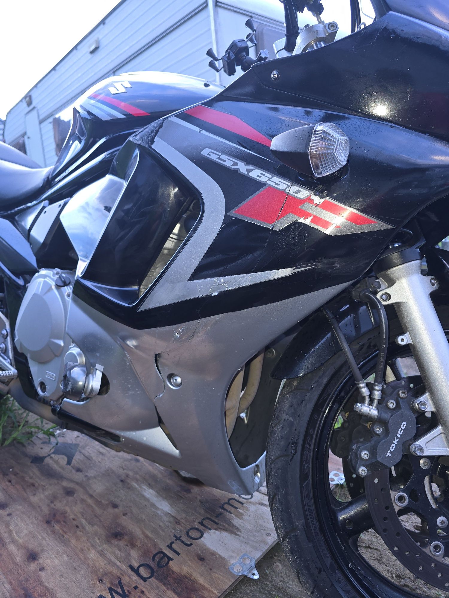 Suzuki Gsxf650 zarejestrowany na a2