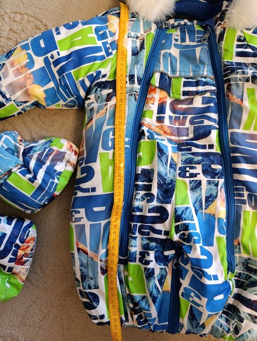 Зимовий комбінезон 2в1 розмір 68