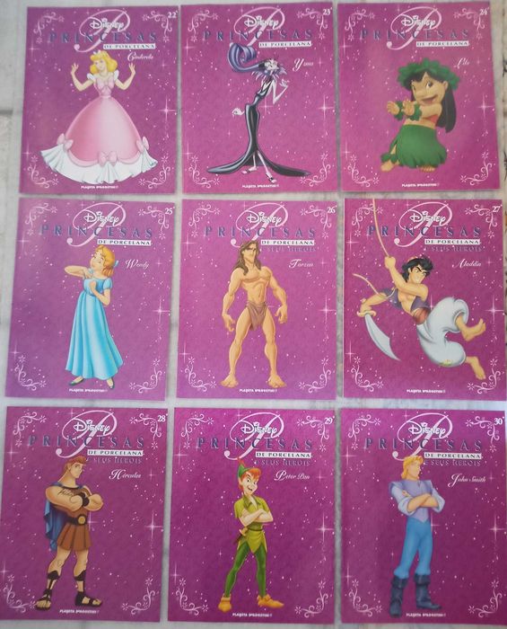 Coleção bonecas porcelana Disney