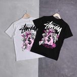 Футболка Stussy Logo футболка стусі на літо (чорна,біла) ТОП якість