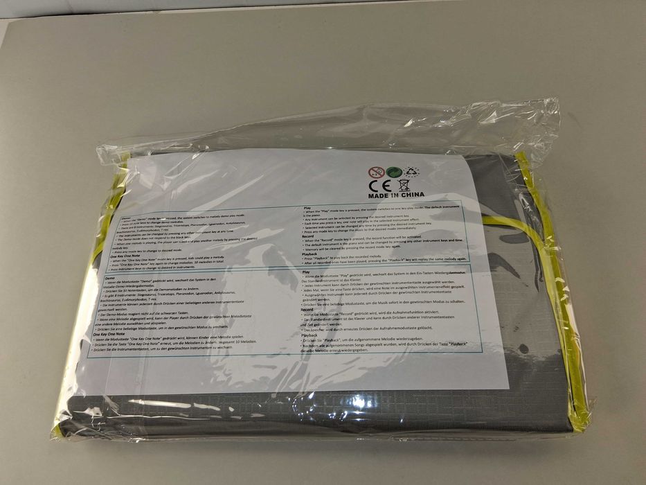 N127 Mata Muzyczna HUI LE TU Dinozaury 110x36cm XXL Interaktywna