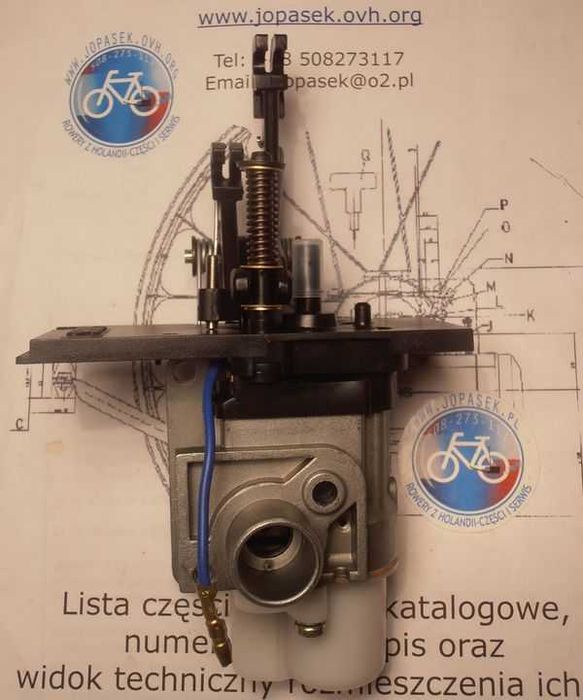 Komora pływaka gaźnika BING silnik rower sachs301A Saxonette Spartamet