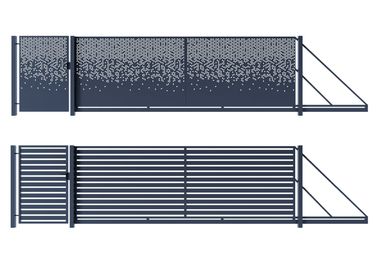 Unikalne ogrodzenia CNC bramy, furtki oraz przęsła z aluminium i stali