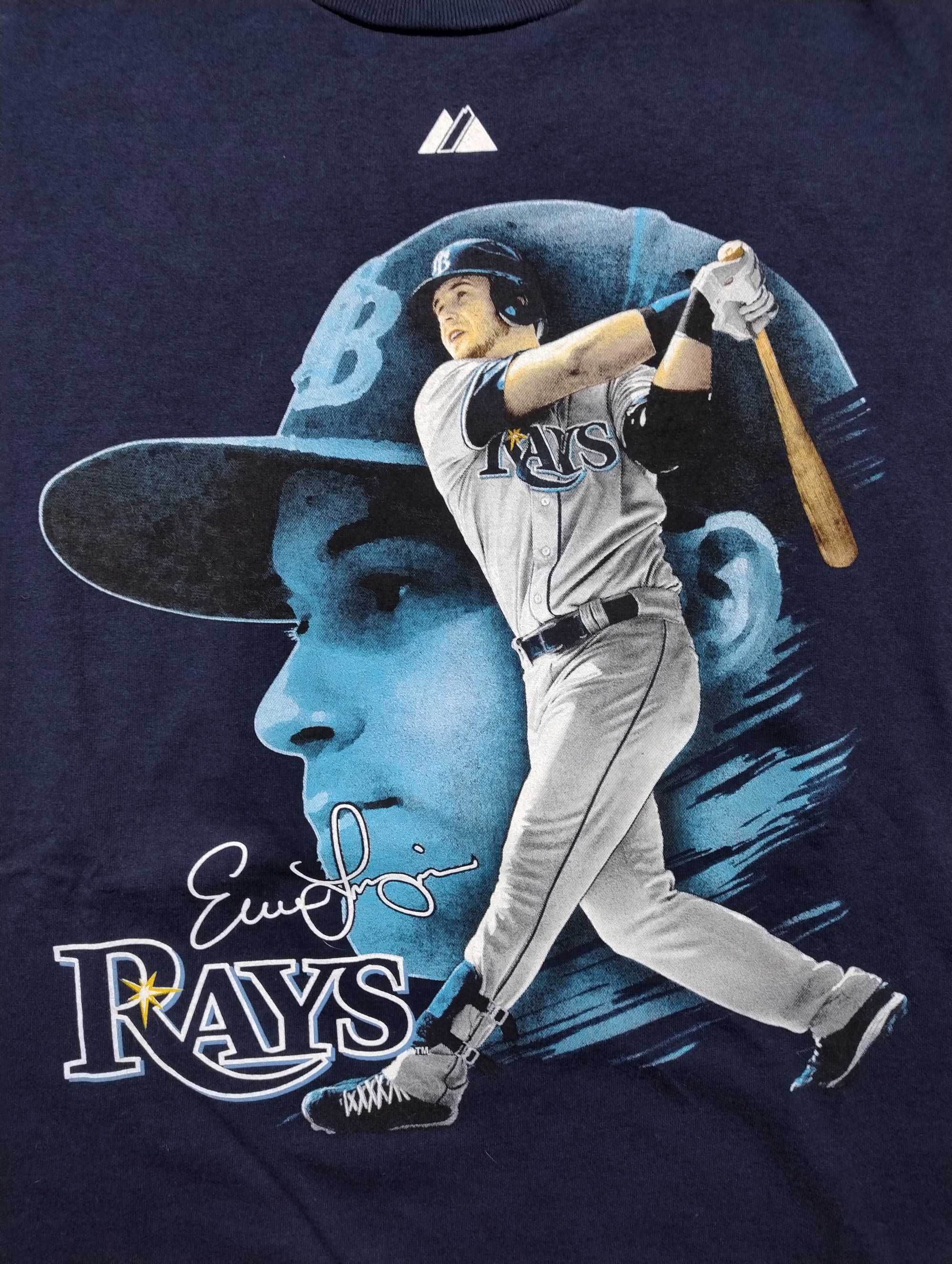 Majestic MLB Evan Longoria Tampa Bay Rays t-shirt XL baseball USA