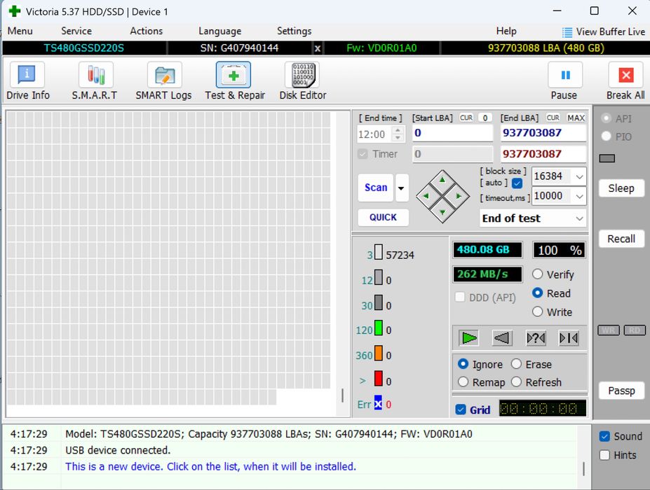 Ssd transend SSD220S. 480GB