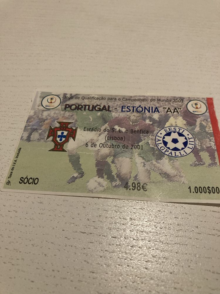 12 Bilhetes Futebol Campeonat Taça Colecionadores