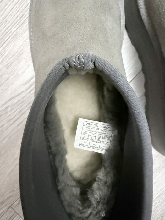 Ugg classic mini dipper grey, жіночі угги ciрі Ugg mini dipper