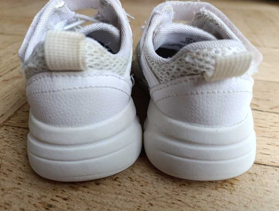Adidasy dziecięce, białe, H&M, rozmiar EUR 27 buty sportowe
