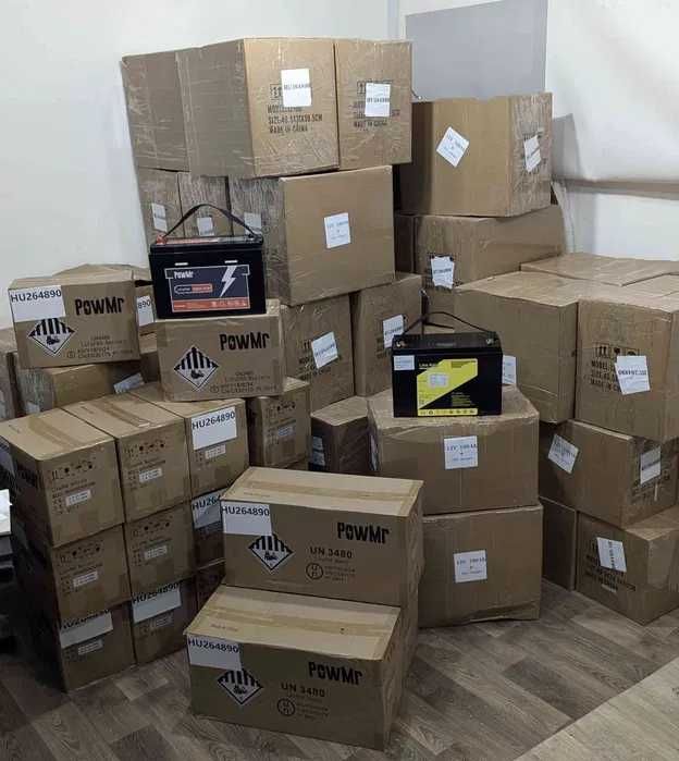 Оригинальные аккумуляторы PowMr LiFePO4 12.8V 100Ah аккумуляторы