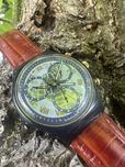 Zegarek kolekcjonerski Swatch Chronograph ag 1991 - oryginalny pasek !