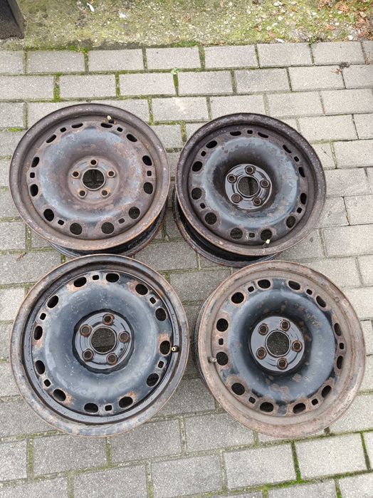 felga stalowa VW Skoda Audi Opel 6Jx15H2 5x100 ET38 4 szt.