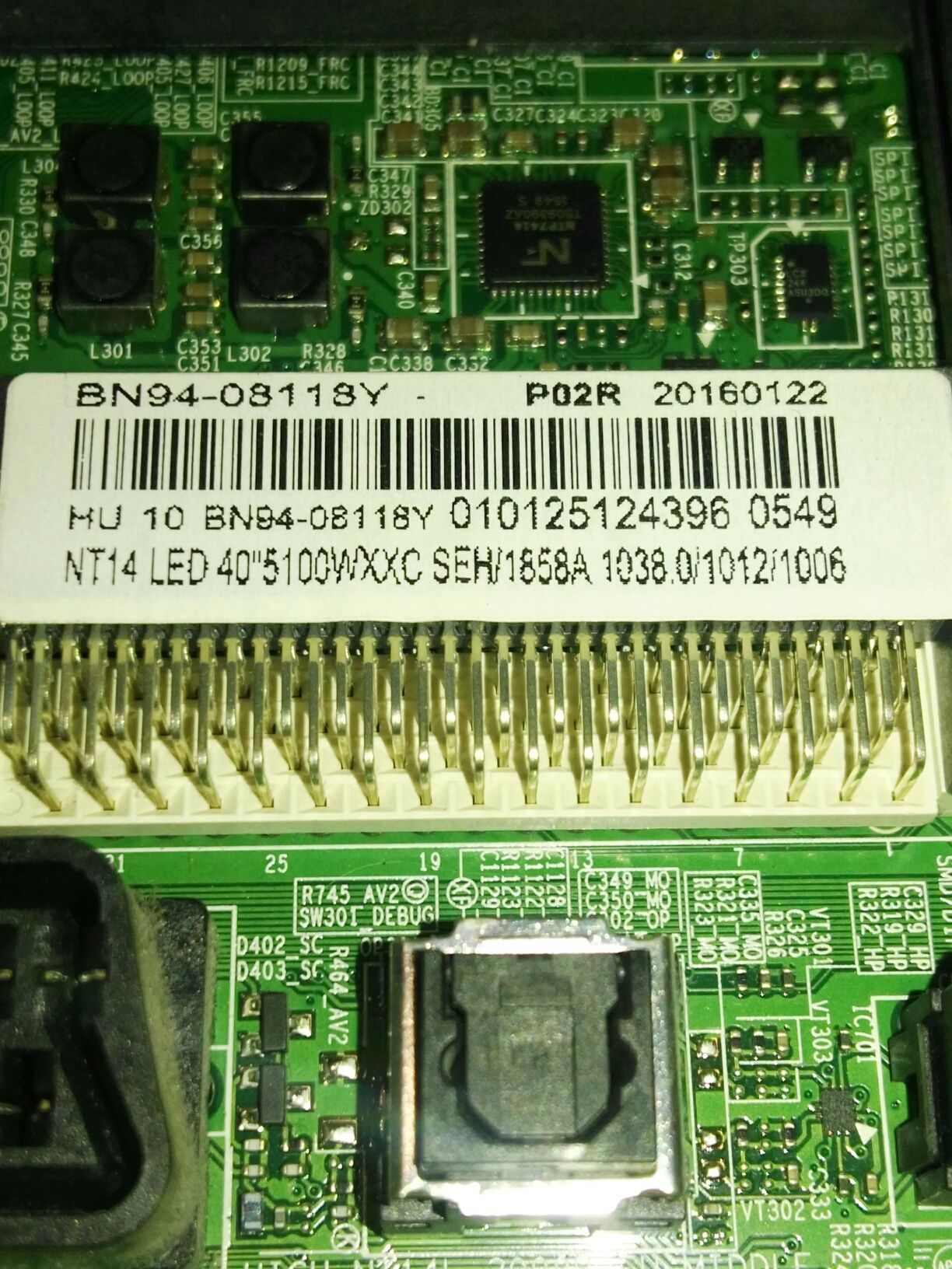 Mainboard Samsung bn41- 0 2 0 9 8 bn94- 0 8 1 1 8 de ue40j 5 1 0 0