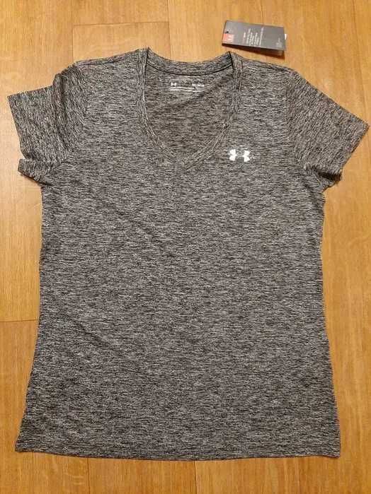 Koszulka Tshirt sportowy biegania sportu siłowni damski Under Armour M