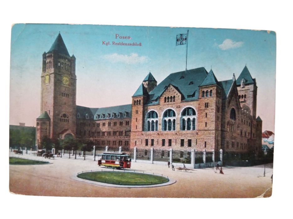 Pocztówka Poznań Zamek 1915 rok