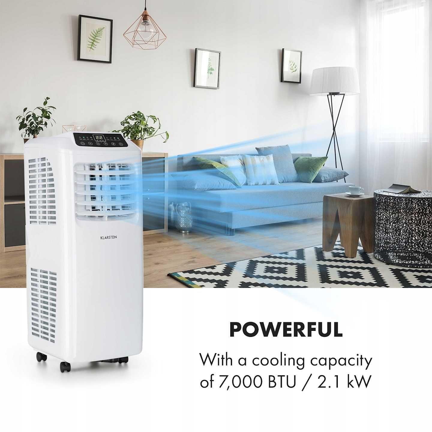 Klarstein Pure Blizzard 3 2G Klimatyzator przenośny 808 W #3929