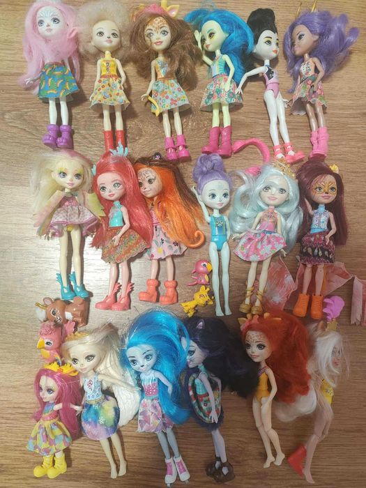 enchantimals 18 sztuk cena calosc do negocjacji