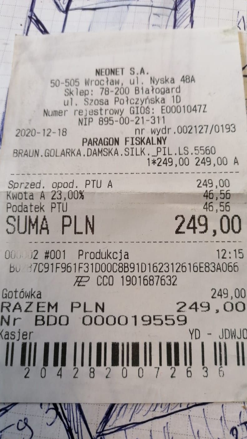 Golarka Braun 3 in 1 Shaver