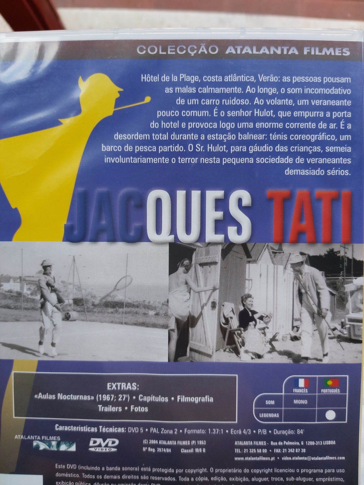 Coleção JACQUES TATI em 4 DVDs