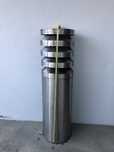 Chaminé em inox com topo saturno