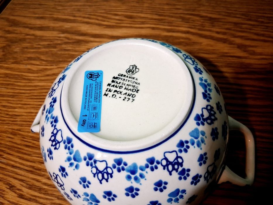 Miska z uchwytami 950ml GAT1 Ceramika Artystyczna Boleslawiec