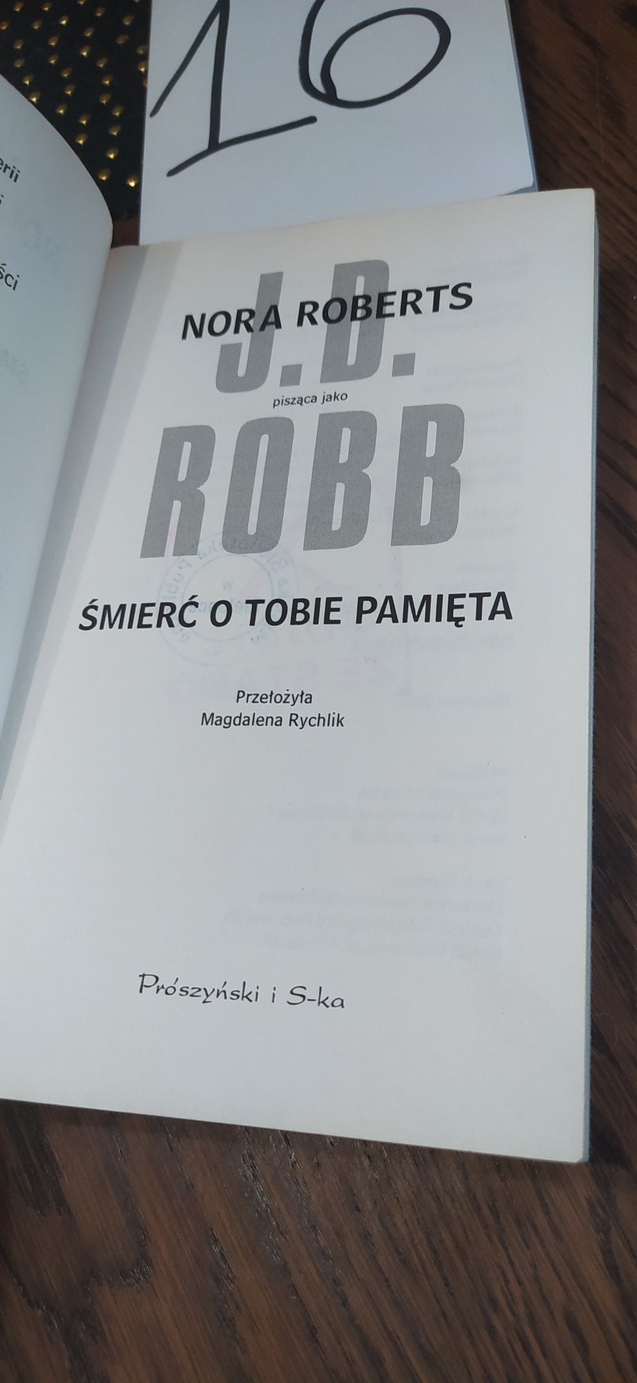 Śmierć O Tobie Pamięta Nora Roberts