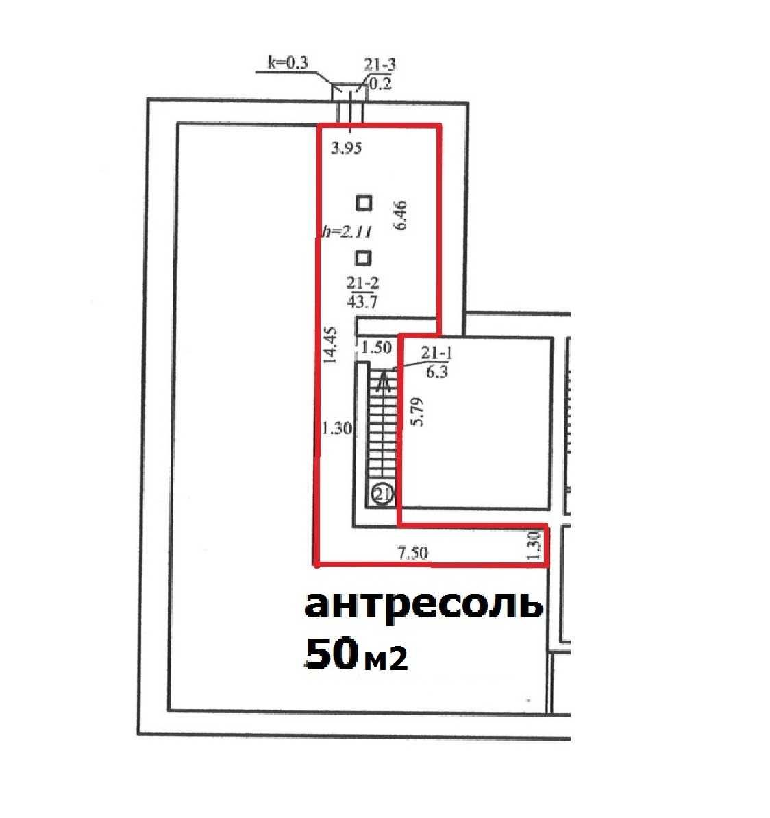 Оренда офісного приміщення 450,2 кв.м, мансарда (3 рівні) в Центрі