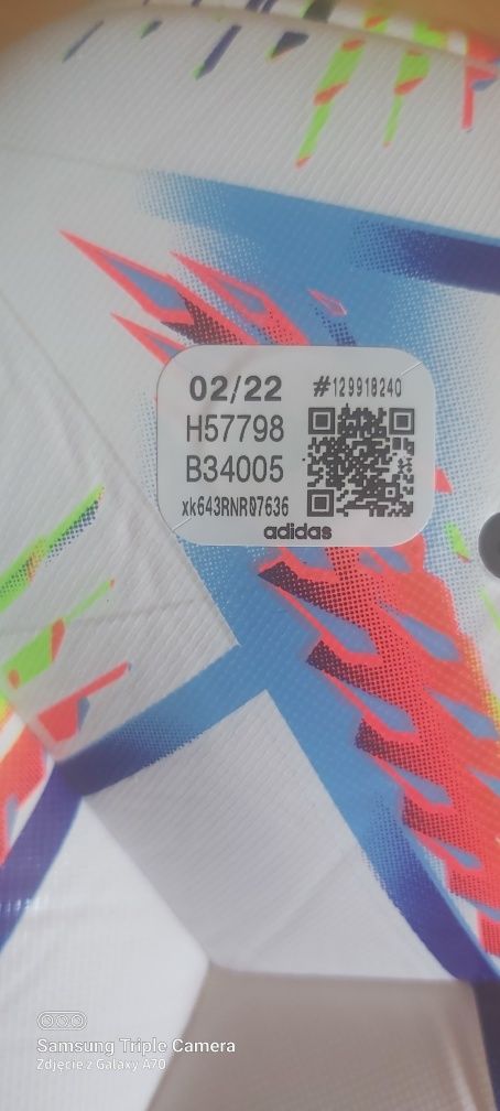 Oryginalna Piłka Adidas Al Rihla z mundialu FIFA w Qatarze