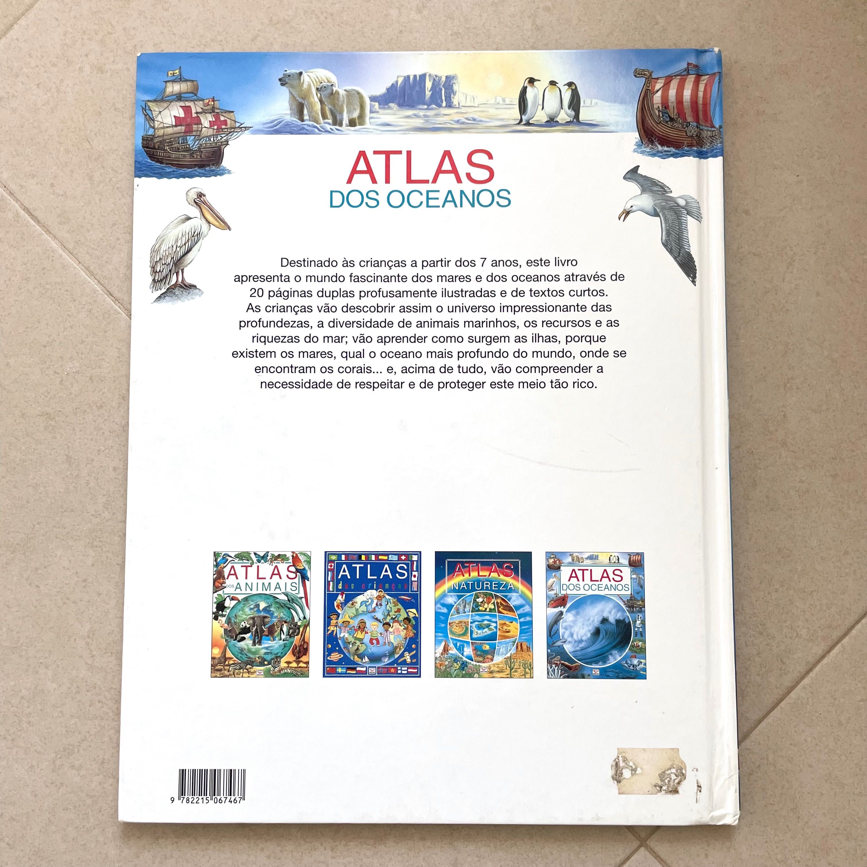 Livro Juvenil - Atlas Dos Oceanos, 2001