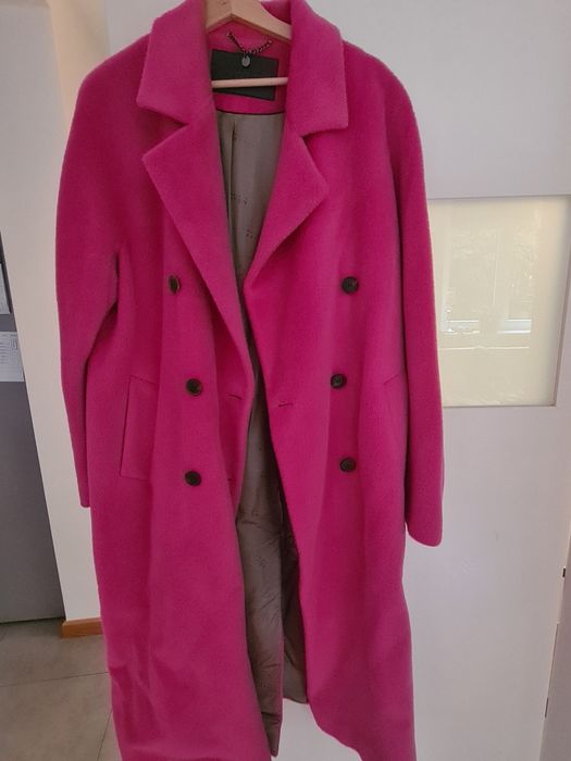 Płaszcz Patryzia Aryton z wełny suri alpaka,rozm.M (40/42)