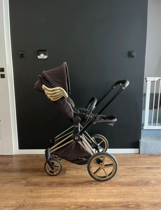 Wózek Cybex Priam Jeremy Scott, gondola, spacerówka, fotelik GRATIS