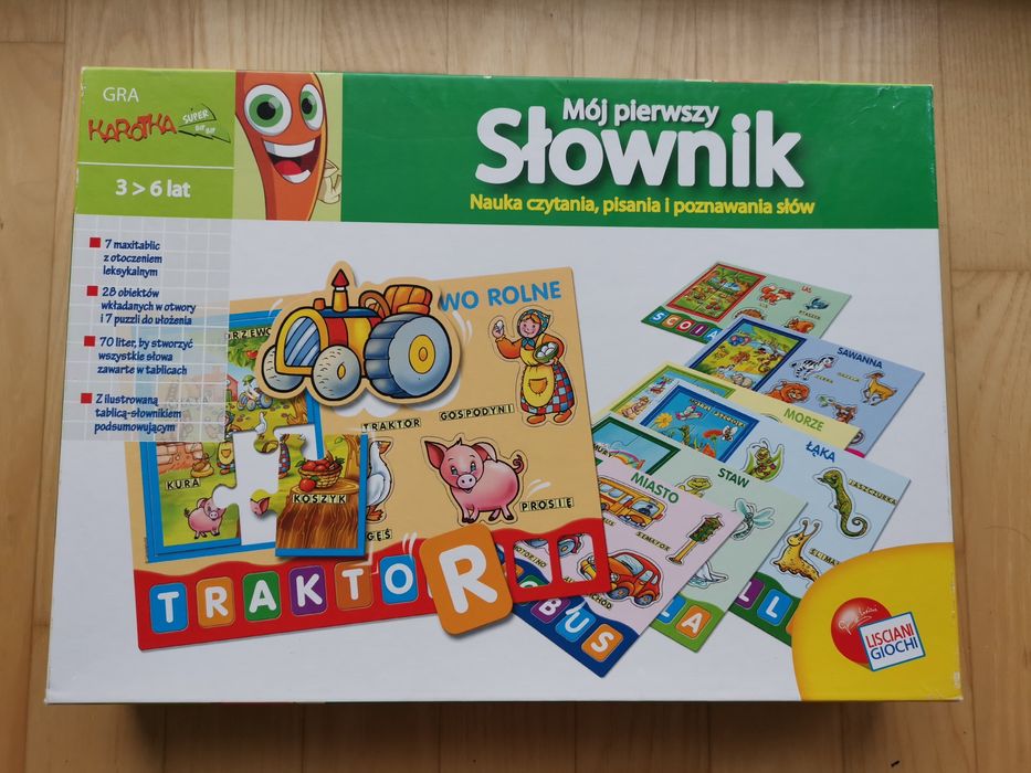 Mój pierwszy słownik - nauka czytania, pisania i poznawania słów