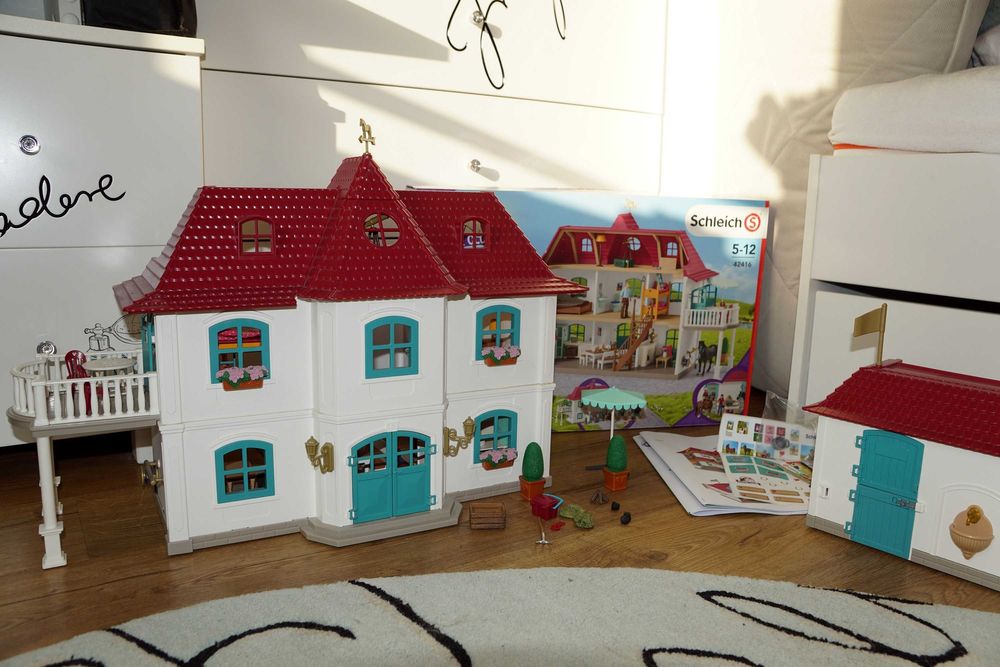 Schleich Duże Centrum Jeździeckie Horse Club 42416 zestaw do konii