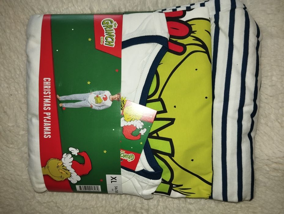 Nowa świąteczna zimowa piżama Grinch XL męska