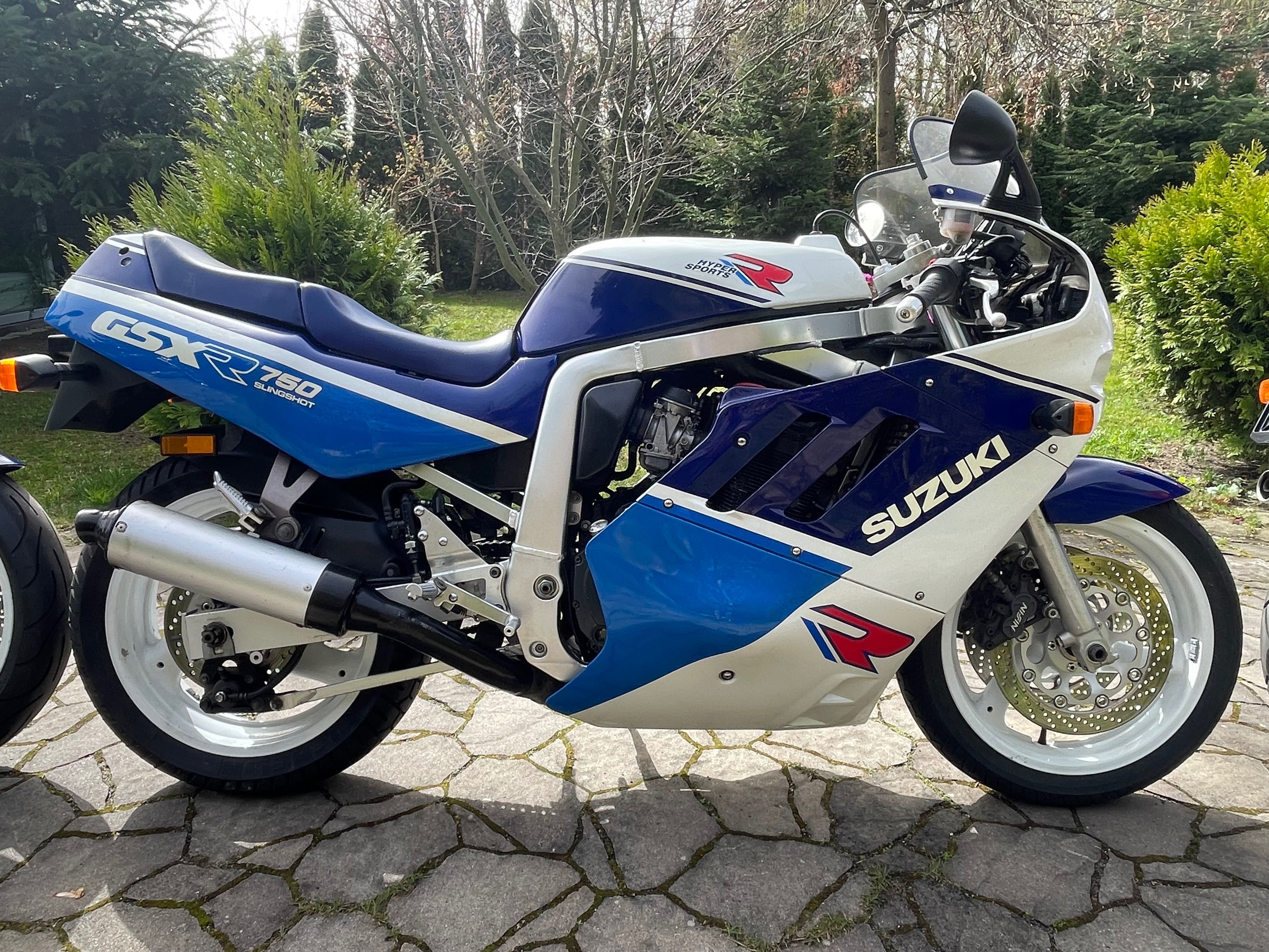 Gsxr 750 Suzuki olejak piękny