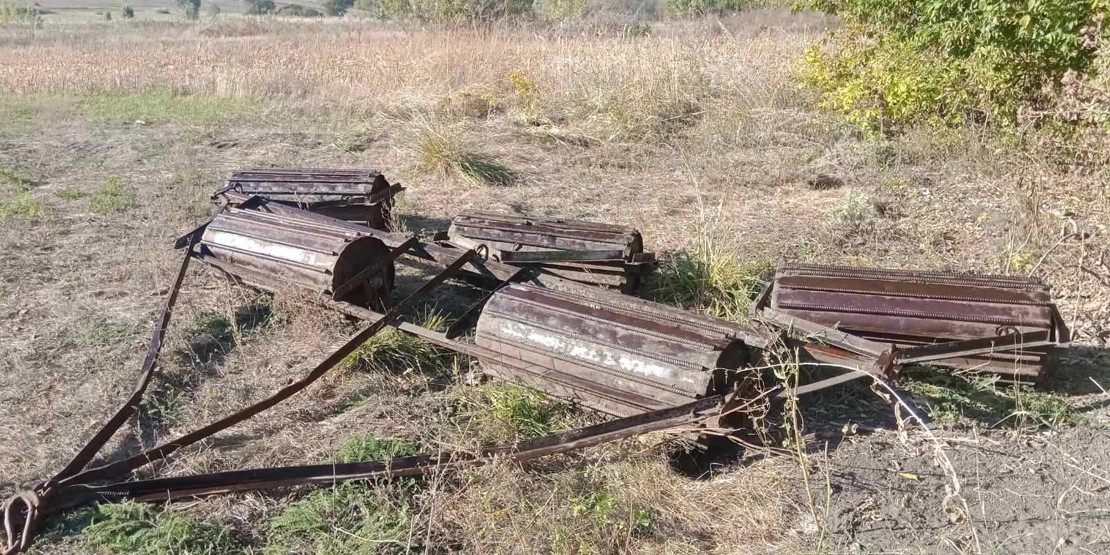каток для уплотнения грунта, сцепка катков