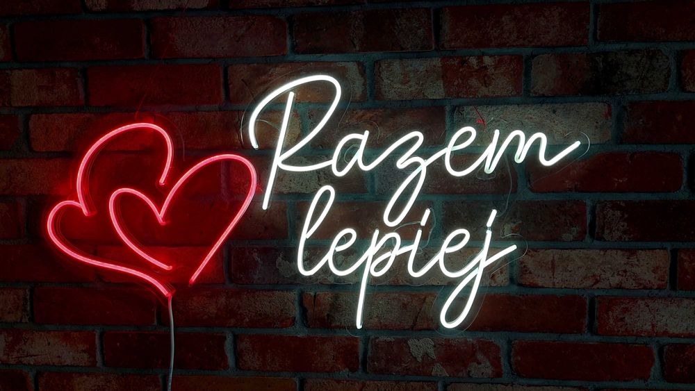 Napis Led / Neon na wesele / Dekoracje okolicznościowe