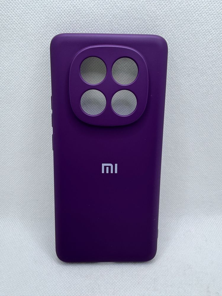 Брендовый silicone case для Xiaomi Redmi Note 14 Pro / Plus 5G бампер