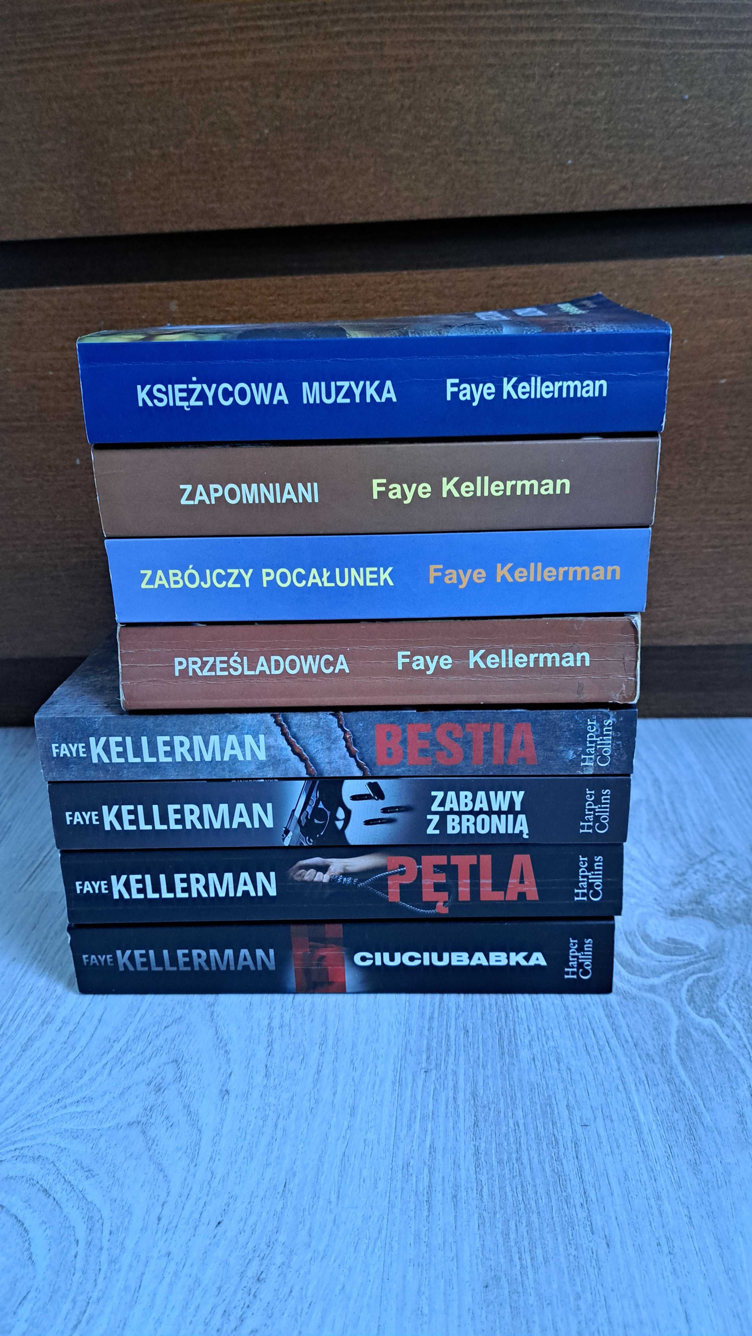 8x Faye Kellerman Księżycowa muzyka Prześladowca Zapomniani Zabójczy