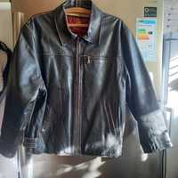 Кожаная куртка мотостиль, Leather man Norway, р.52-54