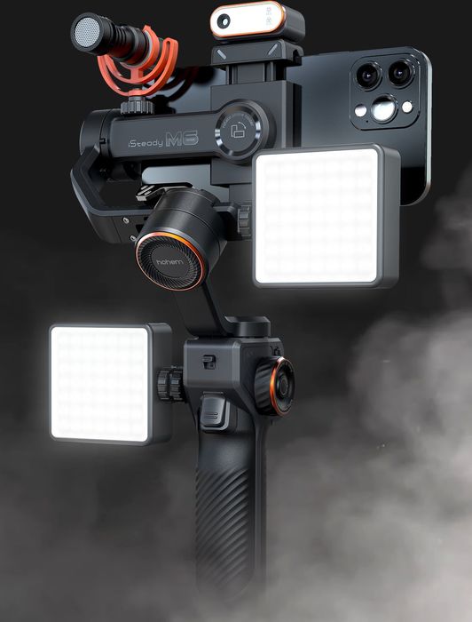 Монопод-стабілізатор Hohem Isteady M6 Black Kit з камерою